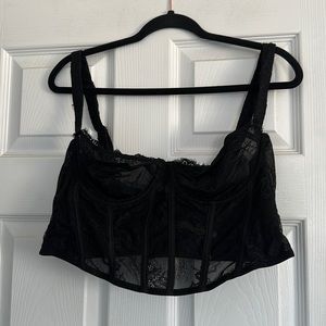 Anthropologie Lace Bustier Top